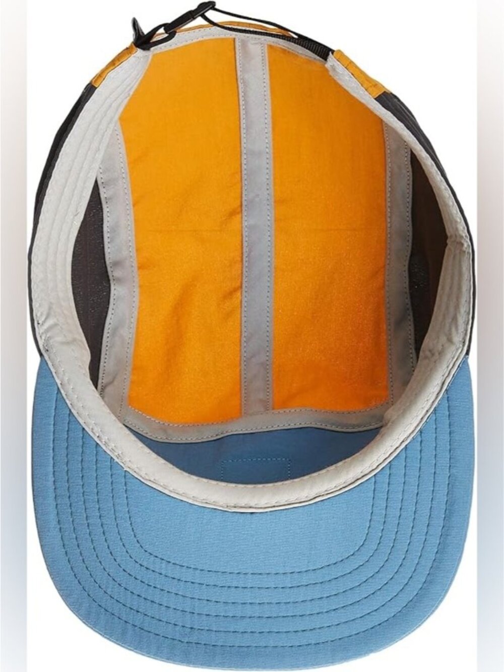 The North Face Class V TNF 5-Panel Hat Blue Yellow Grey Unisex One Size - Picture 11 of 13